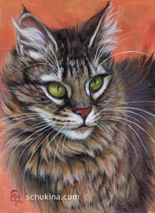 Green Eyed Kitty / 240001