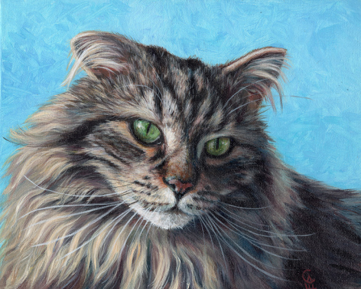 Portrait in blue, Fonzie / 230060